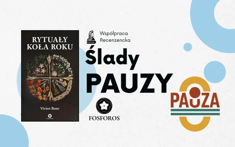 okładka książki rytuały koła roku, obok napis ślady pauzy