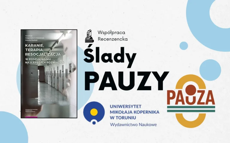 okładka recenzowanej książki, obok napis ślady pauzy